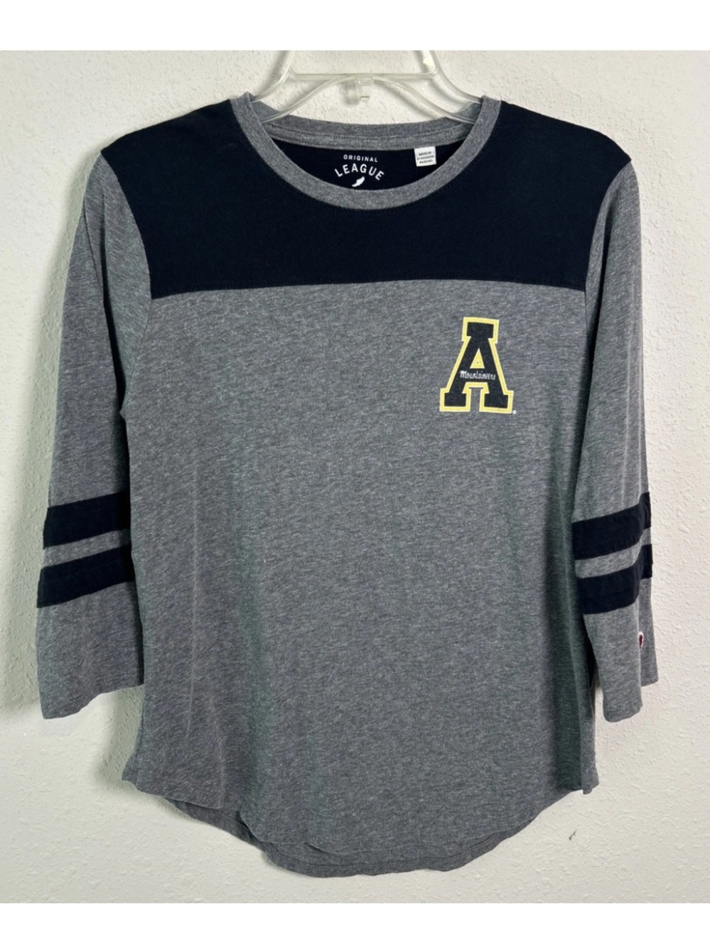 Appalachian State Mountaineers League Collegiate Wear Women’s Sm 3/4 Sleeve Top